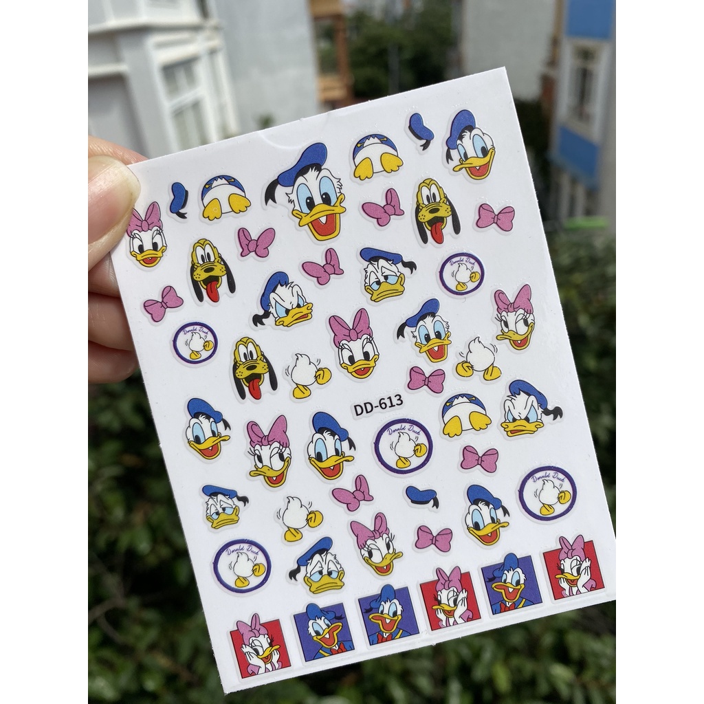 Sticker HOẠT HÌNH dán móng tay 2