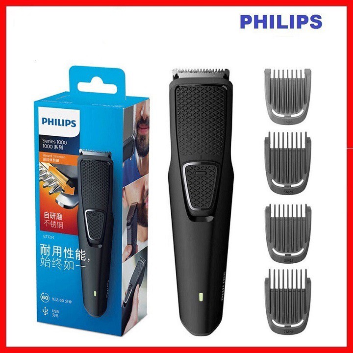 Máy cạo tỉa râu đa năng PHILIPS BT1214 hàng chính hãng, bảo hành 24 tháng.
