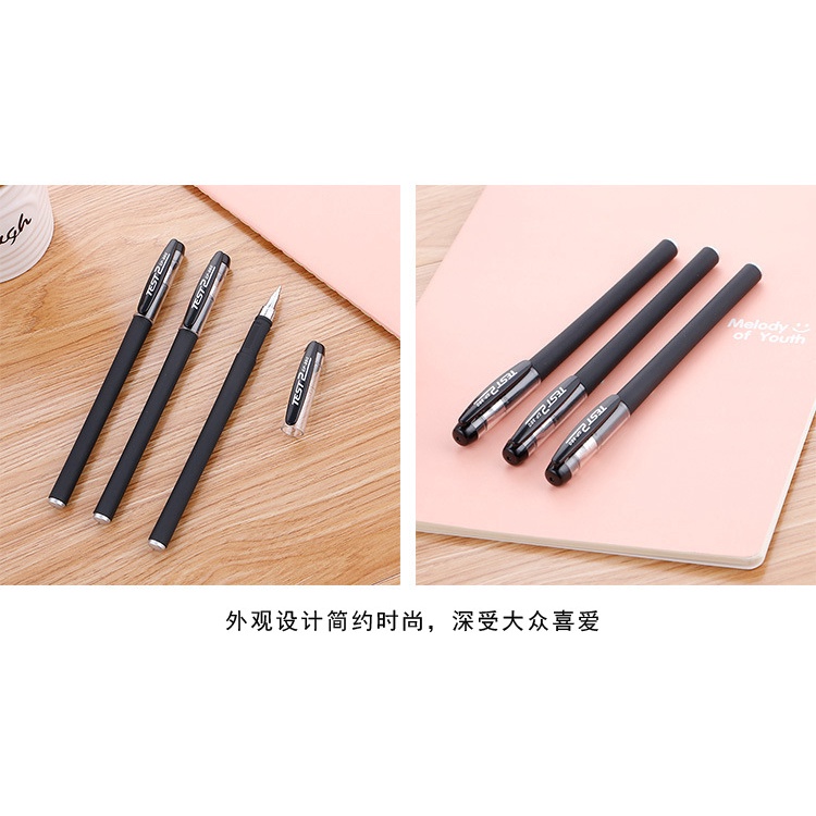Combo 10 cây Bút bi mực gel testz GP380 " ngòi 0.5mm"