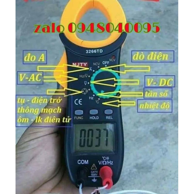 Đồng Hồ Kẹp Dòng NJTY 3266TD