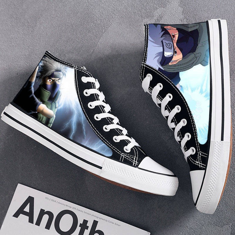 Naruto high-top casual graffiti phim hoạt hình giày nam tăng chiều cao | BigBuy360 - bigbuy360.vn