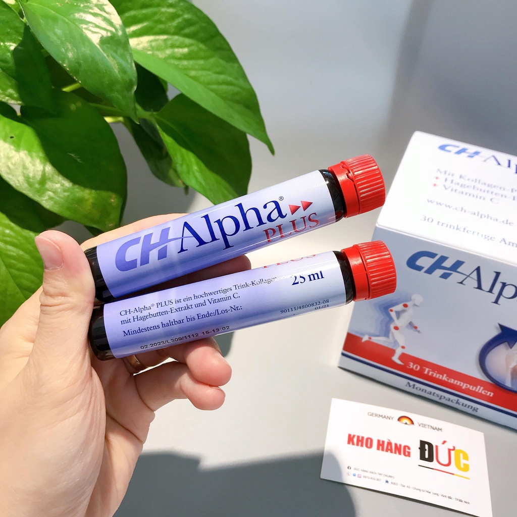 - Collagen Thủy Phân CH-ALPHA PLUS 30 Ống