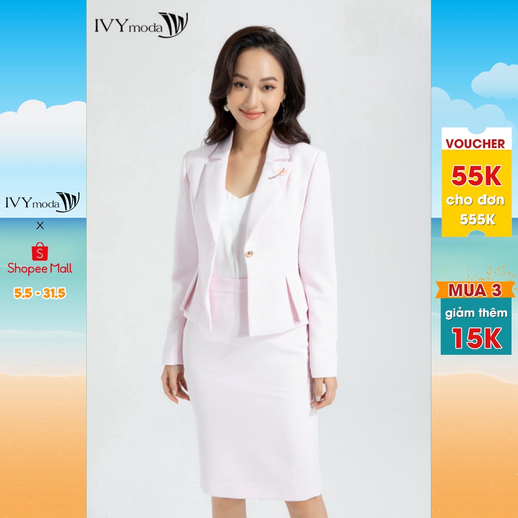 [Mã WABRT44 giảm 12% đơn 250K] Áo vest nữ tay dài IVY moda MS 67C5934