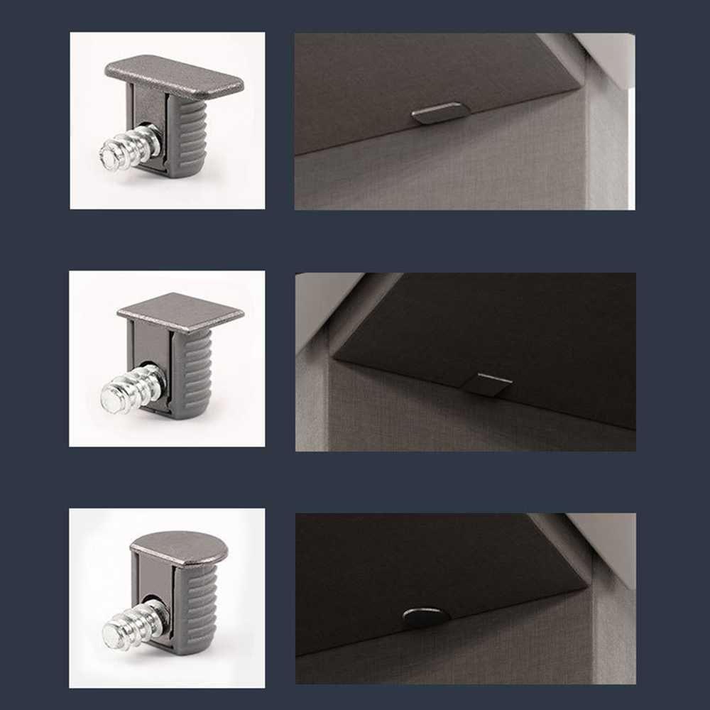 Giá Đỡ Đinh Tán Bằng Hợp Kim Kẽm Có Giác Hút Gắn Tủ Chén