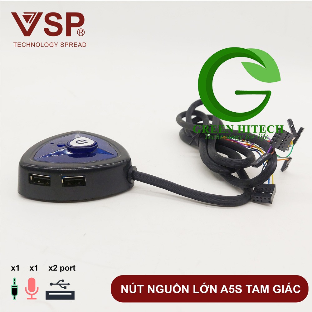 Nút Nguồn Lớn 05 Aone A5S Tam Giác (Dán)