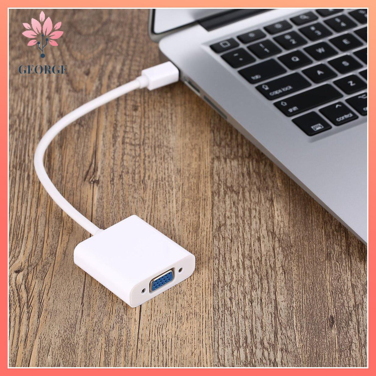 [G]Cáp chuyển đổi cổng Mini DisplayPort sang VGA chuyên dụng cho Apple Macbook PC M-VGA