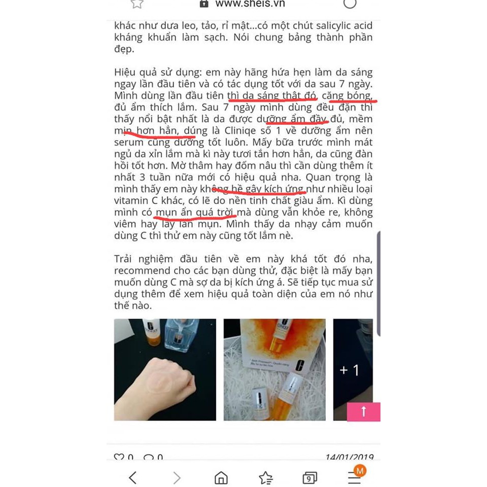 SERUM Vitamin C tươi 10% CLINIQUE