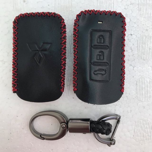 Bao Da Khoá Thông Smart key Mitsubishi 3 Nút