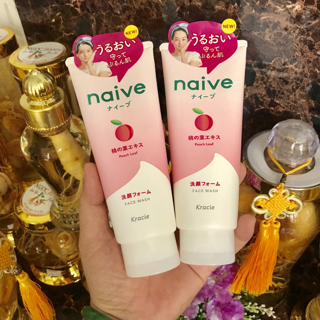 Sữa Rửa Mặt Kracie Naive Face Wash 130g