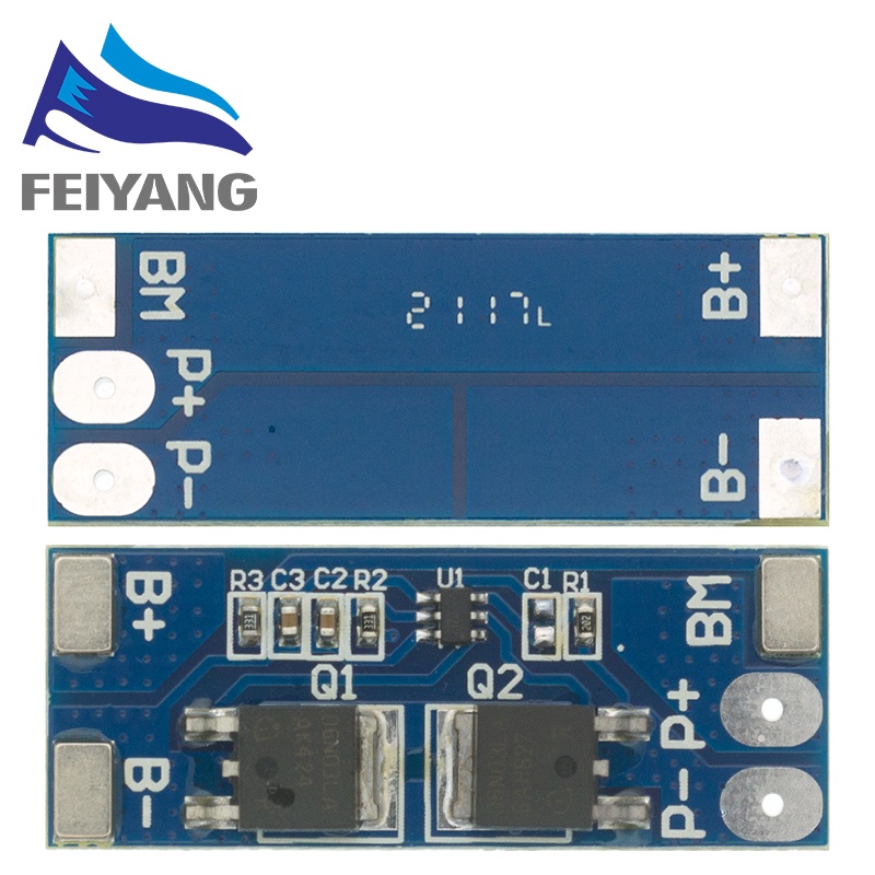 Bảng Mạch Bảo Vệ Pin Li-Ion 7.4v 8.4v 18650 Bms Pcm 15a 8a 2S Tiện Dụng