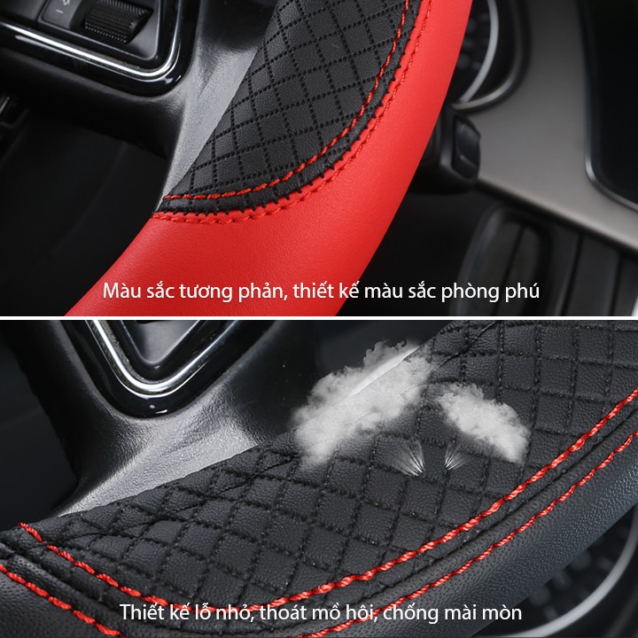 Bọc vô lăng xe oto