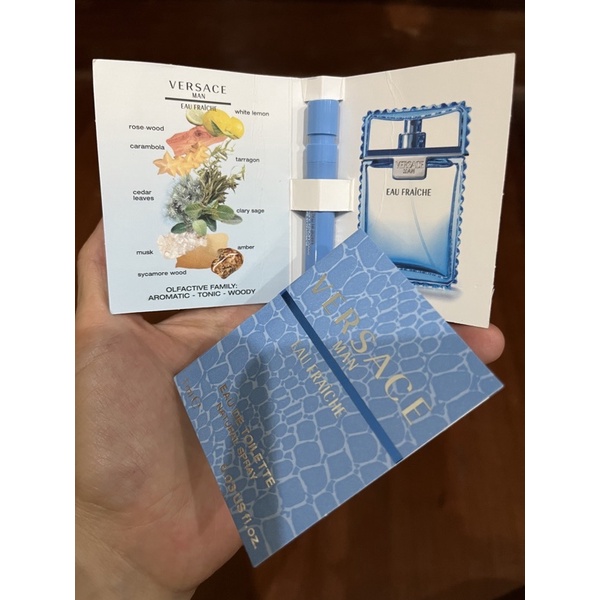 (Vial) Mẫu dùng thử nước hoa Versace man eau fraiche
