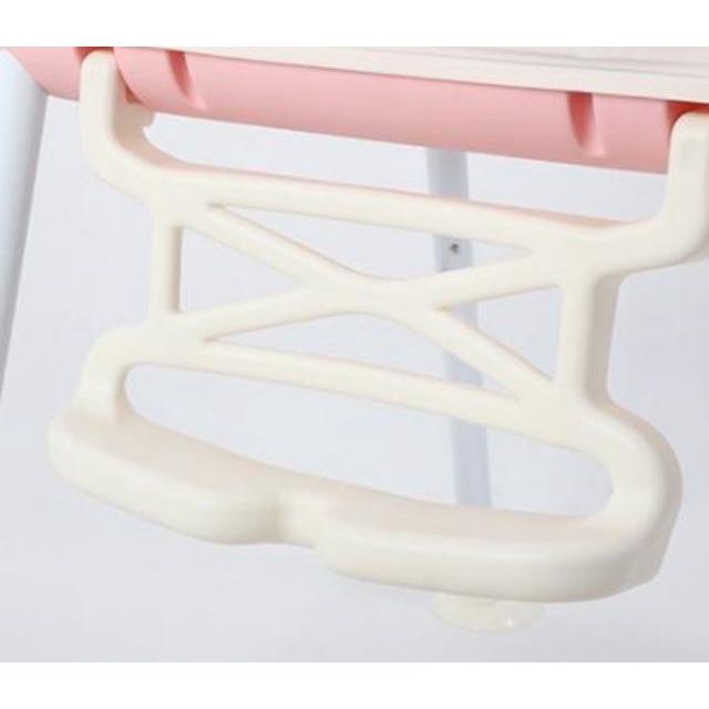 GHẾ ĂN DẶM HANBEI ĐỆM + BÁNH XE. THAY ĐỔI ĐỘ CAO PHÙ HỢP CHO BÉ DƯỚI 5 TUỔI