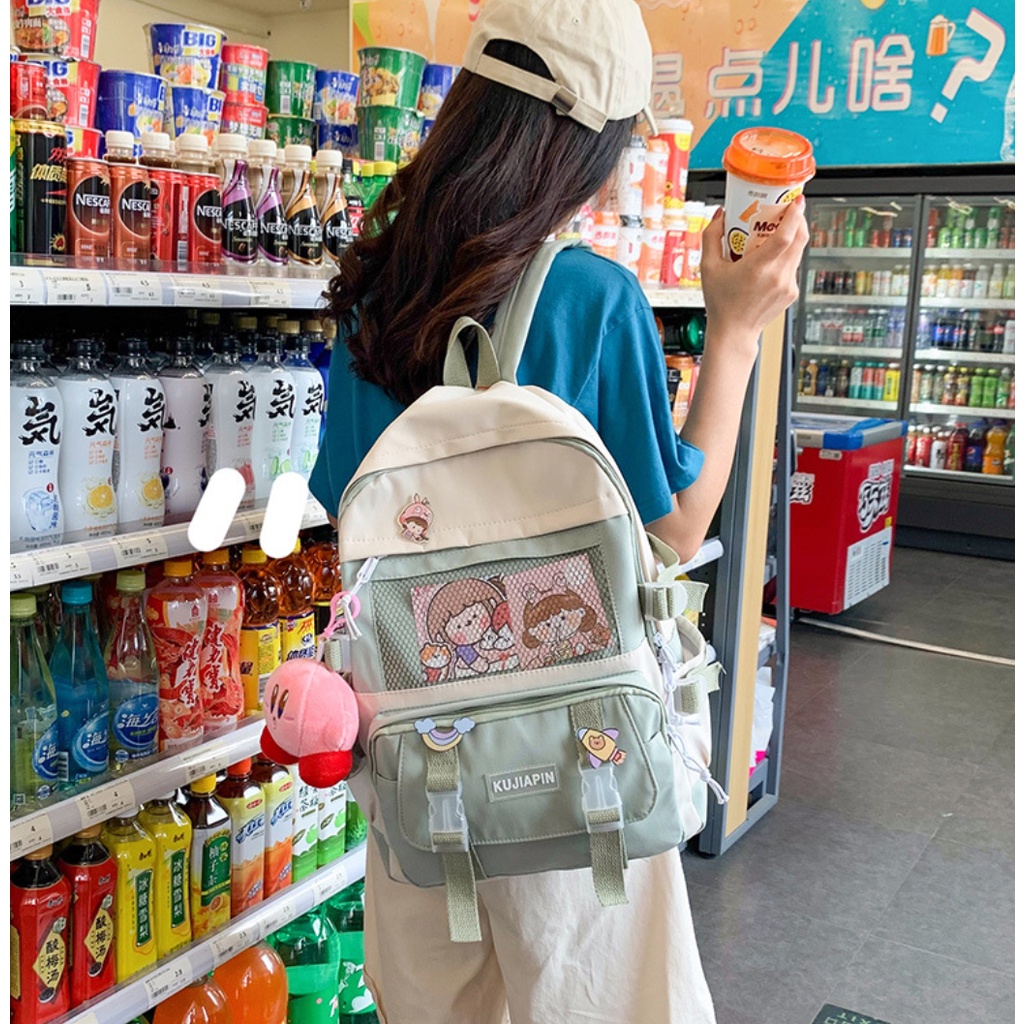 Balo Ulzzang Hàn Quốc Nam Nữ Thời Trang Giá Rẻ Cute Dễ Thương Basic