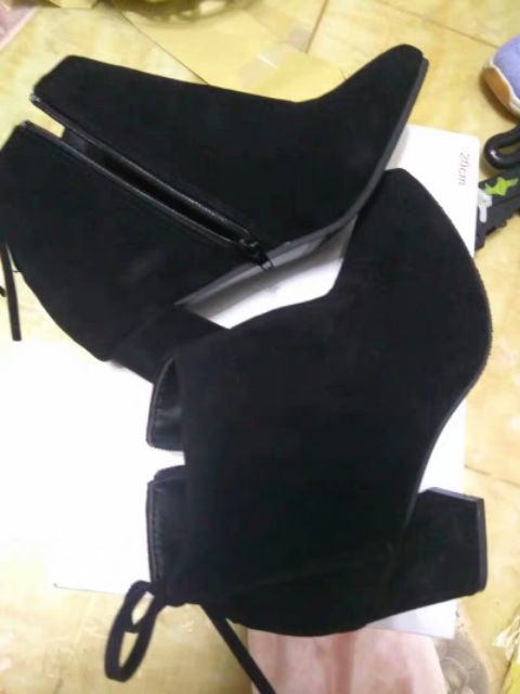 Giầy boot da lộn 5 phân ( size 34-43 ) [ Hàng order sẵn 40  hagauorder hagauorder | BigBuy360 - bigbuy360.vn