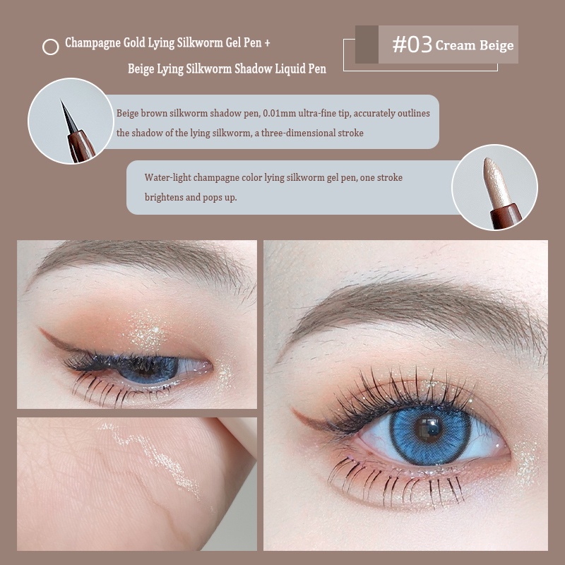 ✨✨Bút kẻ mắt 2 đầu Maxfine Eyeliner ngòi bút siêu mảnh chống nước, chống trôi