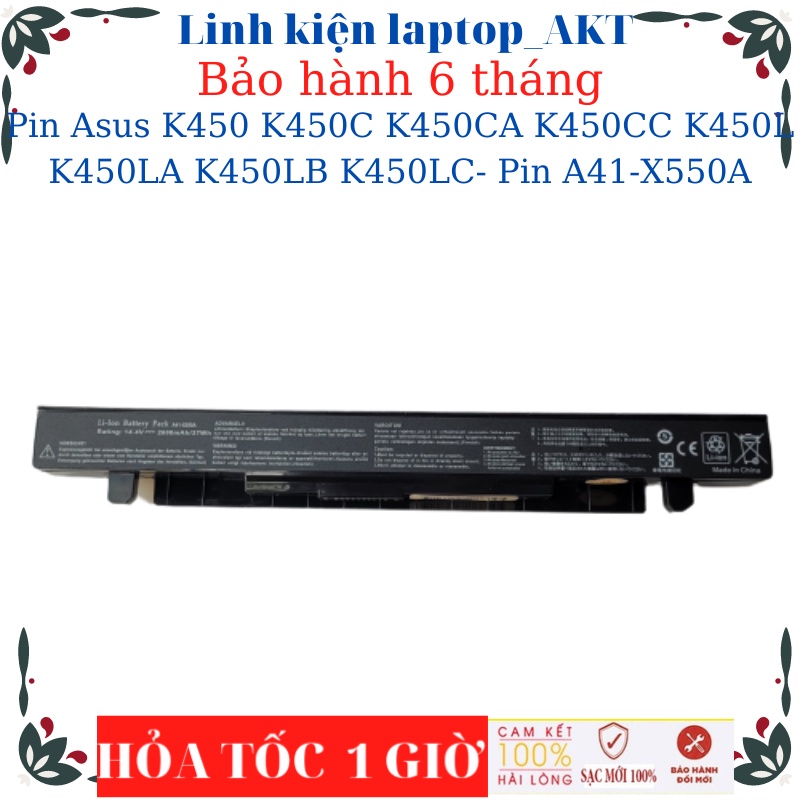 Pin laptop asus K450 K450C K450CA K450CC K450L K450LA K450LB K450LC- Pin A41-X550A