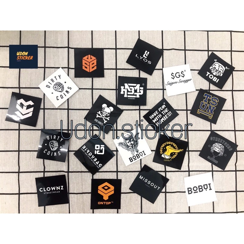 Sticker Local brand Bobui, Degrey (PVC chống thấm nước chất lượng cao) | BigBuy360 - bigbuy360.vn