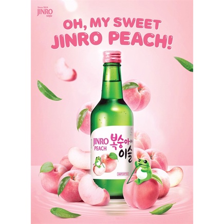 Nước trái cây Soju Hàn Quốc Jinro - Shochu SPT hương hoa quả