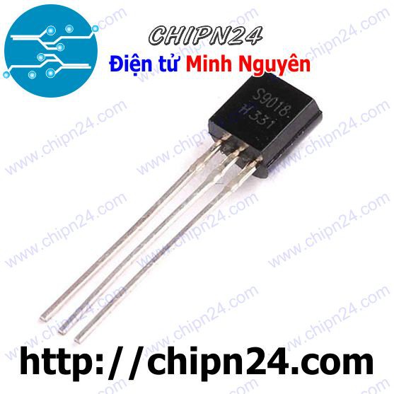 [25 CON] Transistor S9018 TO-92 NPN 50mA 18V (9018)