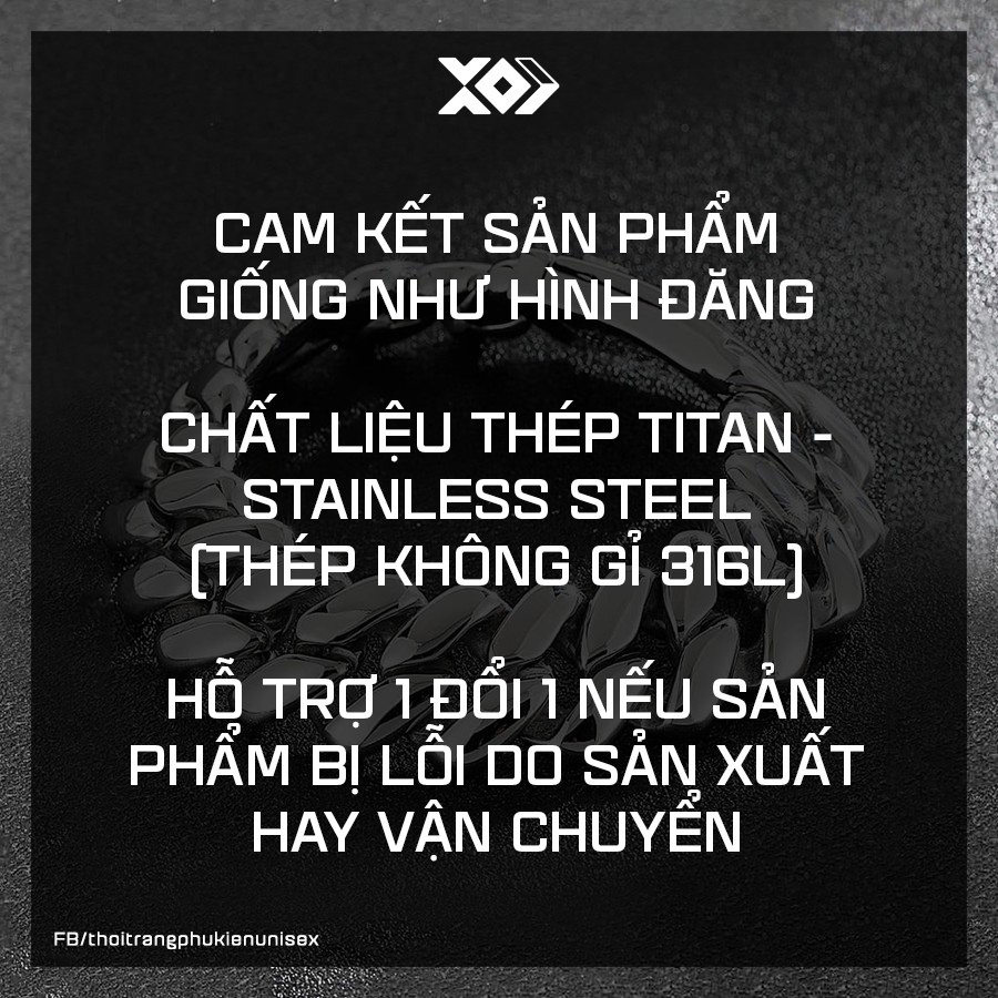 Vòng Tay Nam Cuban Titan Cá Tính Khoá OT Rộng 9MM - Lắc Tay Xích Không Gỉ Phong Cách Hiphop Âu Mỹ