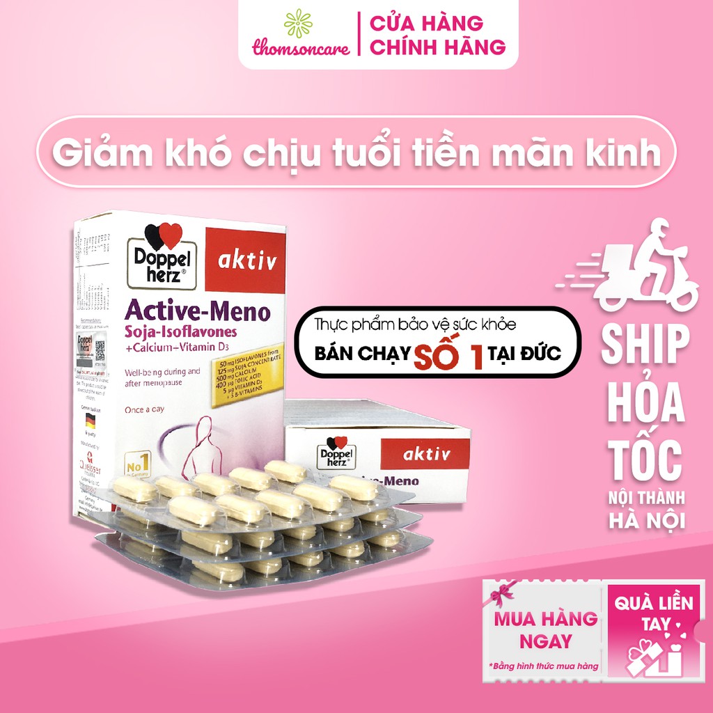 Active Meno hỗ trợ bổ sung nội tiết tố nữ - chính hãng Aktiv Doppelherz Đức