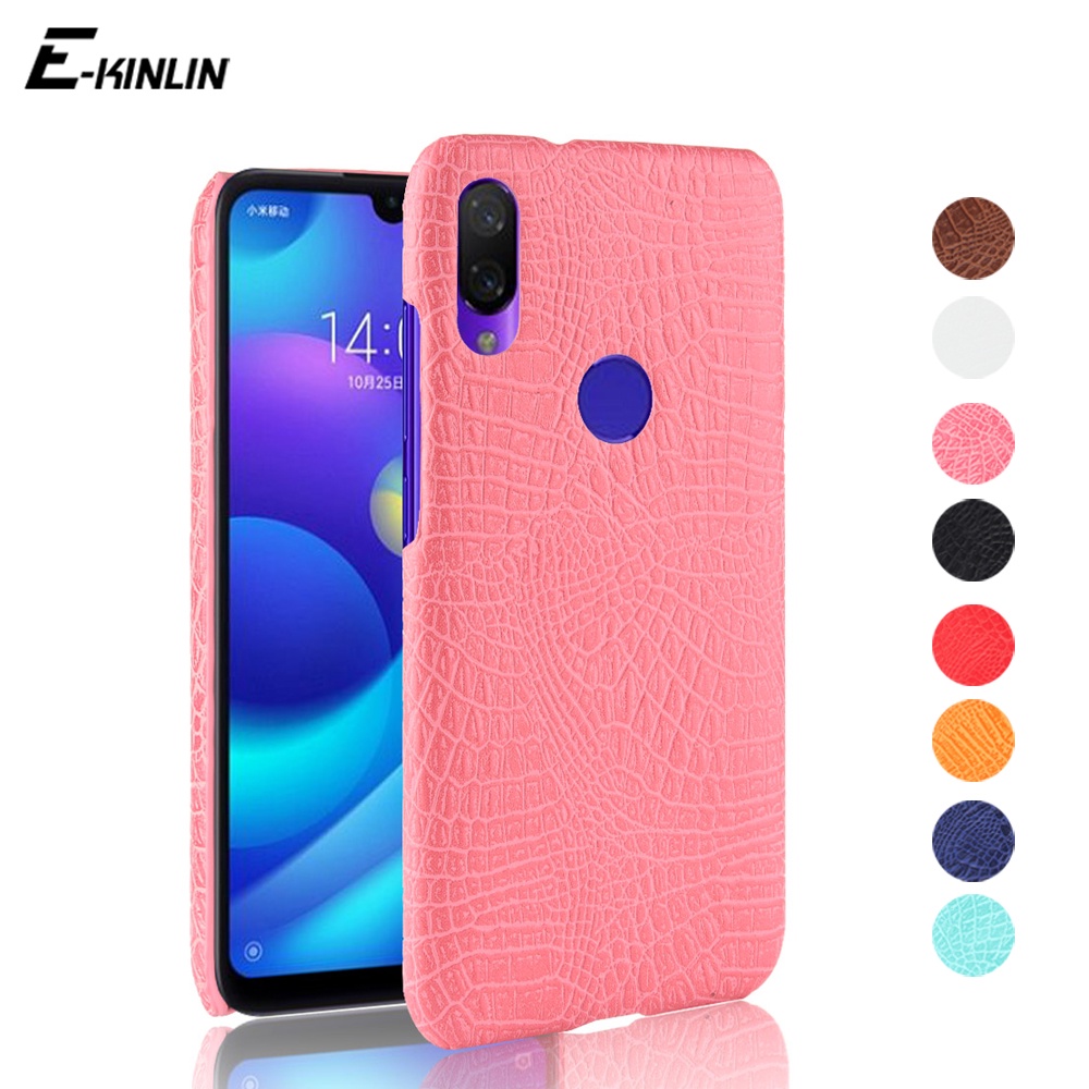 Ốp Điện Thoại Nhựa Cứng Giả Da Cá Sấu Phong Cách Retro Cho Redmi Note 11 11S 10 10S Pro Plus Max