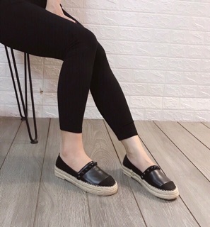 Giày lười đế cói sz 35