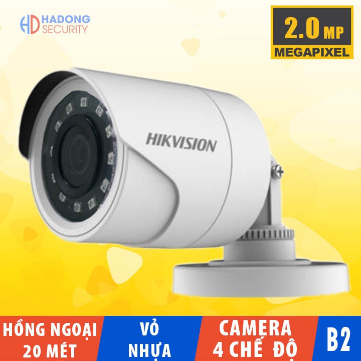 Camera Hikvision DS-2CE16B2-IPF 2MP 4 chế độ Hồng ngoại 20m