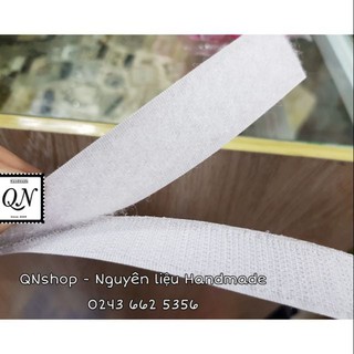 20cm miếng dán gai bản rộng 20mm, nguyên liệu làm sách vải