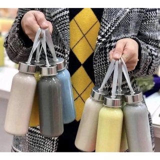 Bình nước thuỷ tinh, bình detox thuỷ tinh, chai detox thuỷ tinh có dây xách 350ml - 450ml