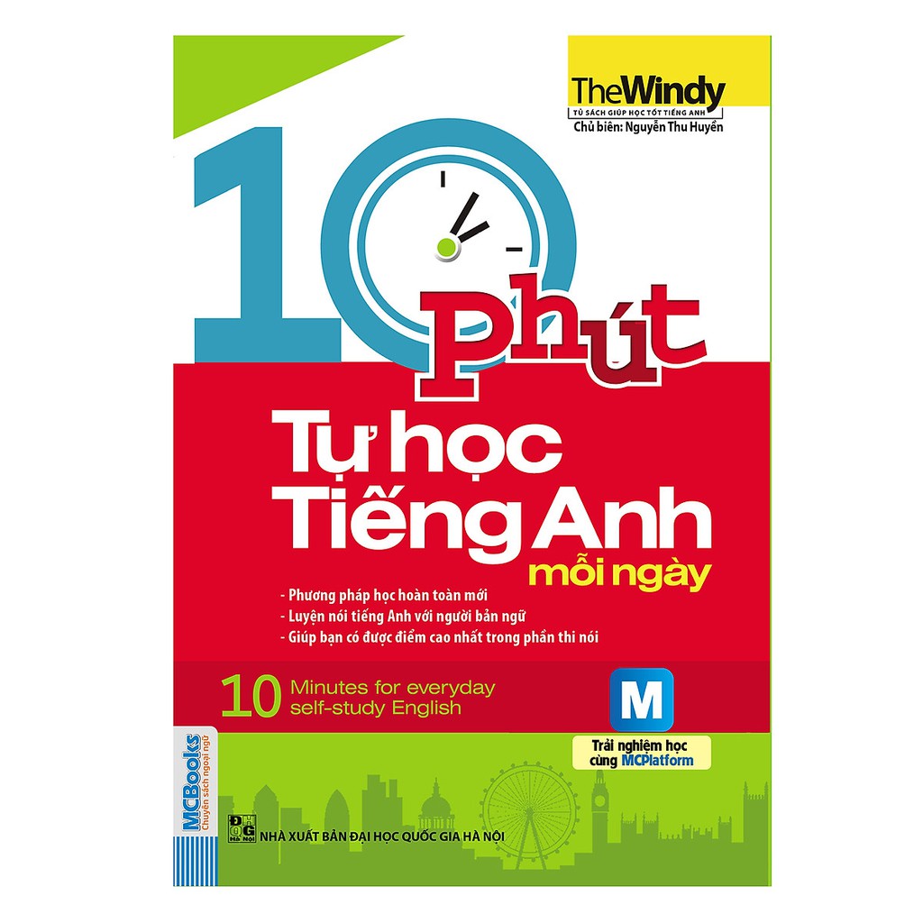 Sách - 10 Phút Tự Học Tiếng Anh Mỗi Ngày (Kèm CD Hoặc Dùng App)