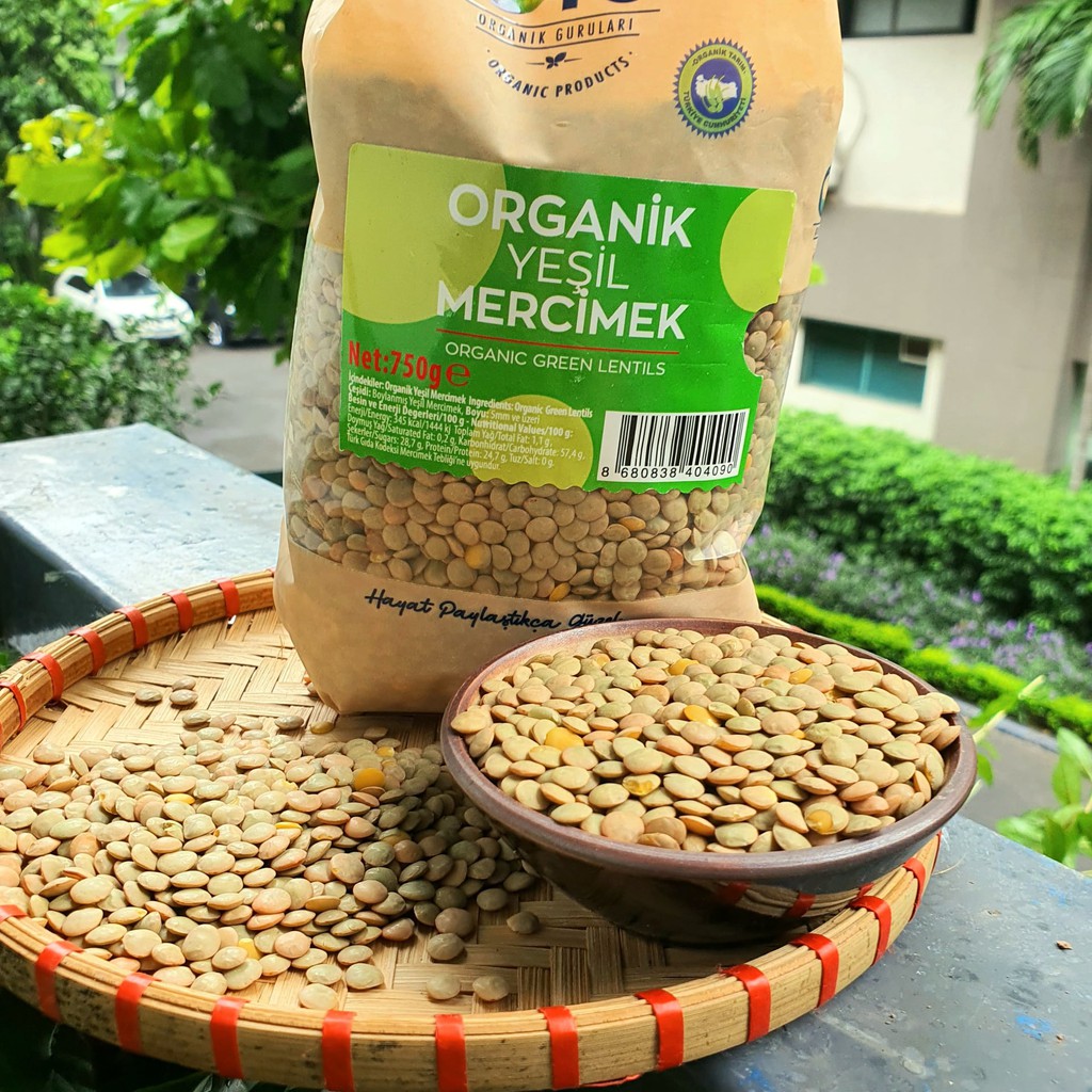 Đậu lăng xanh hữu cơ OTS Organik 750g