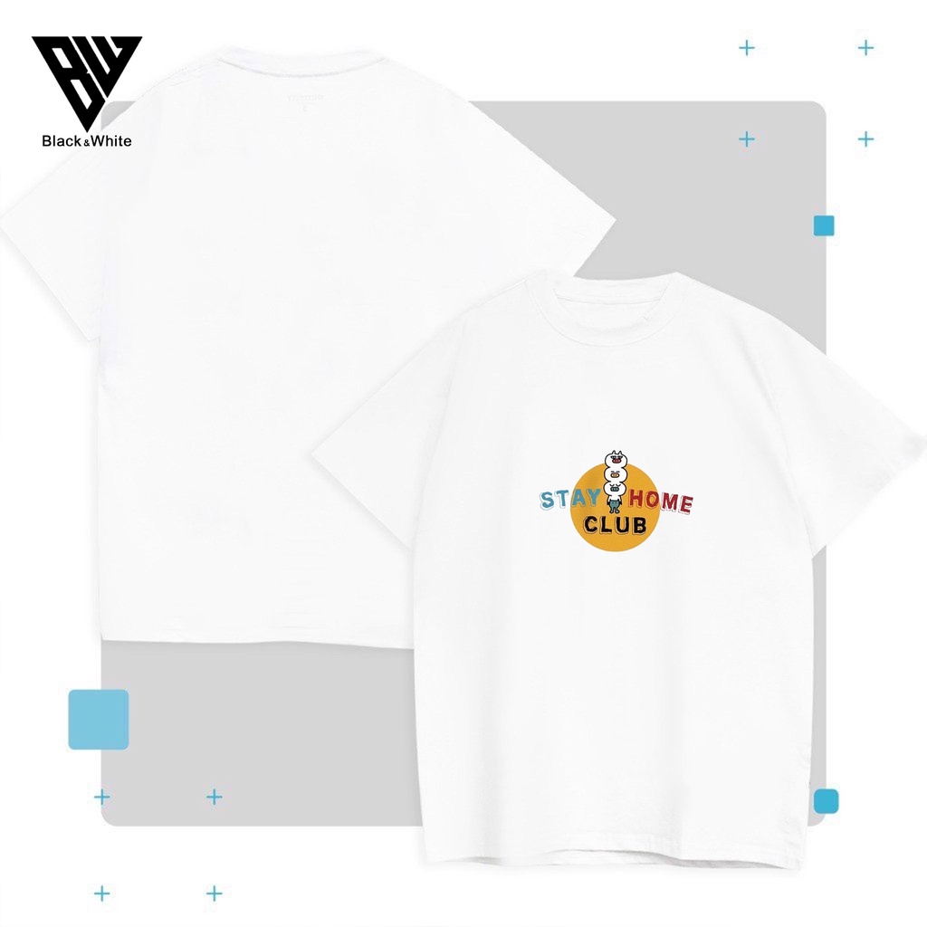 【FREE SHIP】Áo Thun Tay Lỡ nam nữ unisex in HOME CLUB chất vải dày mịn co dãn 4 chiều- BW Fashion
