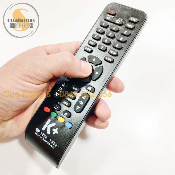 [Mã 44ELSALE2 giảm 7% đơn 300K] Điều khiển remote đầu thu K+ thay thế