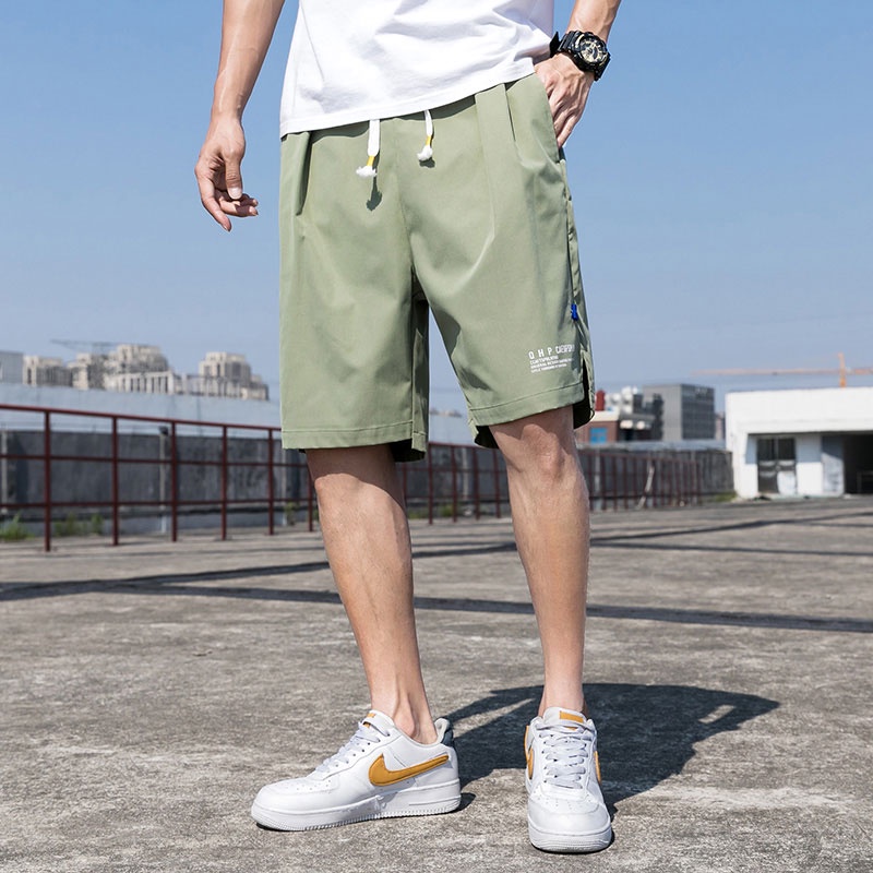 Quần short thể thao dây rút thời trang cho nam