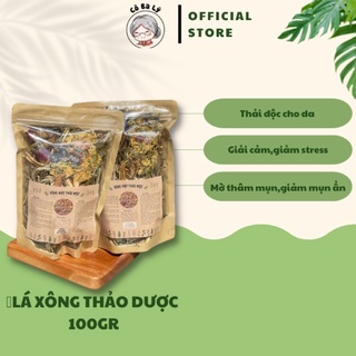 Lá xông thảo dược - Giải cảm, phục hồi cơ thể gói 100gr