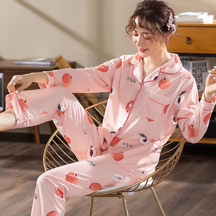 Bộ Đồ Pijama Dài Tay Cao Cấp ⚡️𝐌𝐈𝐄̂̃𝐍 𝐏𝐇𝐈́ 𝐒𝐇𝐈𝐏⚡️ Bộ Đồ Mặc Nhà Nữ Chất Cotton Mềm Mịn | BigBuy360 - bigbuy360.vn