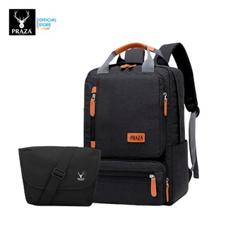 Bộ Balo Học Sinh Sinh Viên Có Ngăn Đựng Laptop & Túi Đeo Chéo Ipad PRAZA - BL182DC119