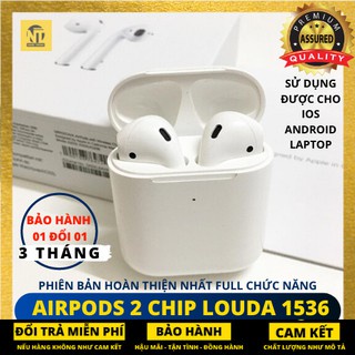 [HỔ VẰN 1562M] Tai Nghe Airpods 2, Bản 3A Cao Cấp Nhất, Âm Thanh Cực Hay, Check Setting - Bảo hành 3 tháng