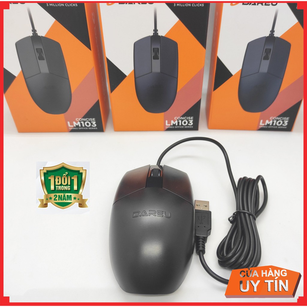 Chuột DAREU LM103 có dây (USB)