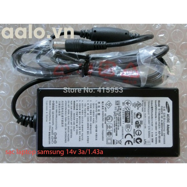 sạc màn hình samsung 14v 3a/1.43a