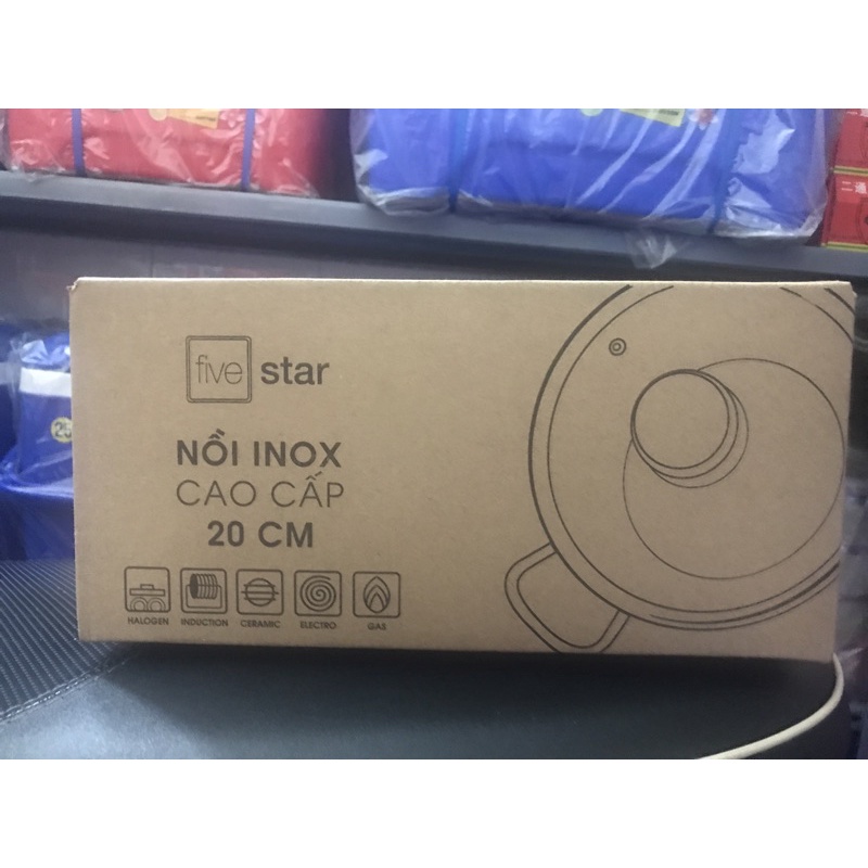 Nồi inox Five Star 20 cm cao cấp