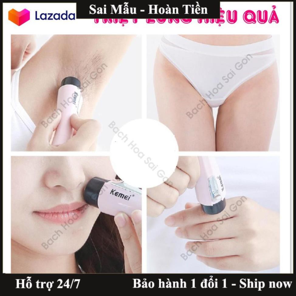 ✔️Máy triệt lông vĩnh viễn, triệt lông nách, lông mu, lông bikini, tay và chân Kemei SNS01