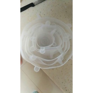 Set 6 nắp silicon bọc thực phẩm