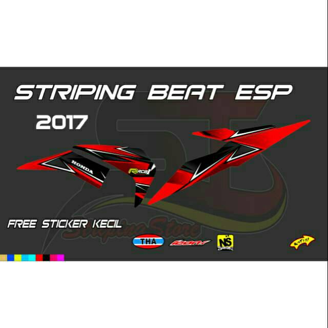 Sticker Dán Tường Hình Beat Esp Nhiều Màu Sắc