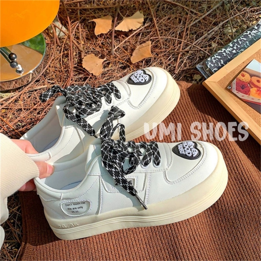 [SẴN HÀNG] Giày Thể Thao Nữ Độn Đế Bằng Bánh Mì Họa Tiết Mới Hot trend Phong cách Hàn Quốc Thời trang đi học đi chơi đẹp