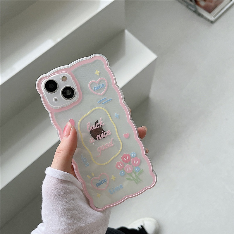Ốp lưng iphone trong lượn sóng nice day 6/6s/6plus/6splus/7/7plus/8/8plus/xs/11/12/13/14/pro/max/plus/promaxTLS5