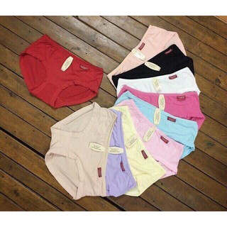 10 quần lót cotton trơn