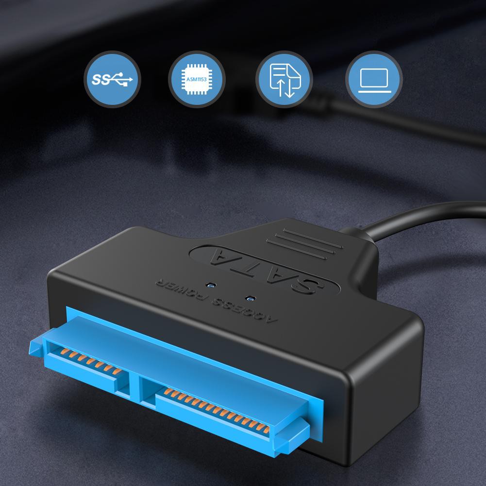 Dây cáp chuyển đổi ổ cứng SSD từ USB 3.0 sang SATA7+15pin | BigBuy360 - bigbuy360.vn